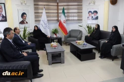دیدار سرپرست دانشگاه با مشاور وزیر آموزش و پرورش در امور زنان و مدیرکل آموزش و پرورش استان 4