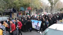 
راهپیمایی ۱۳ آبان ماه تبریز با حضور گسترده خانواده بزرگ دانشگاه فرهنگیان آذربایجان شرقی در تبریز 2