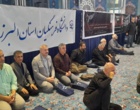حضور پررنگ مسئولان دانشگاه فرهنگیان البرز در مراسم سوگواری آقای شهید ایران در مصلای امام خمینی (ره) کرج