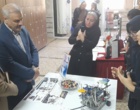 بازدید رئیس دانشگاه فرهنگیان البرز از نمایشگاه دستاوردهای پژوهشی دانش‌آموزان البرزی