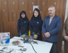 بازدید رئیس دانشگاه فرهنگیان البرز از نمایشگاه دستاوردهای پژوهشی دانش‌آموزان البرزی