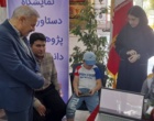 بازدید رئیس دانشگاه فرهنگیان البرز از نمایشگاه دستاوردهای پژوهشی دانش‌آموزان البرزی