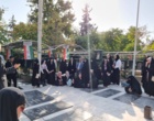 غبارروبی و عطرافشانی مزار مطهر شهدای گرانقدر با حضور دانشگاهیان دانشگاه فرهنگیان البرز