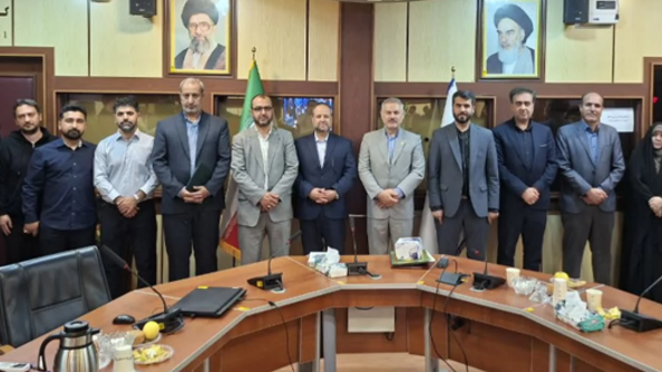 برگزاری مراسم تکریم و معارفه رئیس اداره حراست دانشگاه فرهنگیان استان البرز