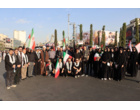 حضور کاروان دانشگاه فرهنگیان استان اردبیل در مراسم تشییع رهبر شهید