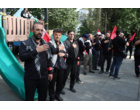 حضور کاروان دانشگاه فرهنگیان استان اردبیل در مراسم تشییع رهبر شهید