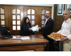 دیدار رئیس دانشگاه فرهنگیان استان اردبیل با کارکنان به مناسبت روز کارمند