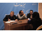 حضور رئیس دانشگاه فرهنگیان اردبیل در میز خدمت نمایشگاه دستاوردهای دولت
