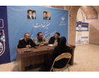 حضور رئیس دانشگاه فرهنگیان اردبیل در میز خدمت نمایشگاه دستاوردهای دولت
