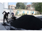 عملیات آسفالت‌ریزی محوطه دانشگاه فرهنگیان استان اردبیل