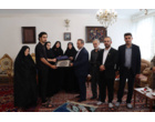 دیدار مدیرکل حراست دانشگاه فرهنگیان با خانواده شهید احمدی در اردبیل