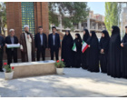 آیین اهتزاز پرچم جمهوری اسلامی ایران در دانشگاه فرهنگیان اردبیل؛ تجلی شکوه و اقتدار ملی در آغاز سال تحصیلی