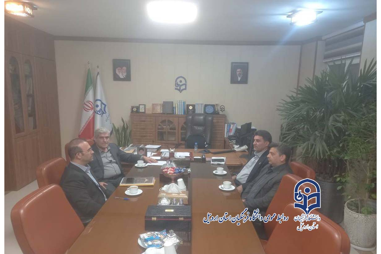دیدار صمیمی سرپرست دانشگاه فرهنگیان استان با رئیس دانشگاه فرهنگیان کشور و معاون امور دانشجو‌معلمان