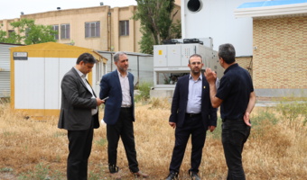 بازدید رئیس دانشگاه فرهنگیان استان اردبیل از پروژه سالن ورزشی دانشکده زبان و ادبیات