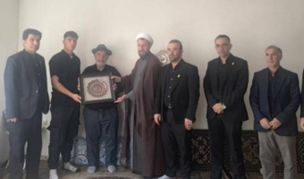 دیدار رئیس دانشگاه فرهنگیان اردبیل با خانواده شهید علی پیری