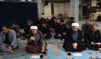 برگزاری مراسم زیارت عاشورا در دانشگاه فرهنگیان استان اردبیل