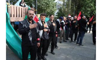 حضور کاروان دانشگاه فرهنگیان استان اردبیل در مراسم تشییع رهبر شهید