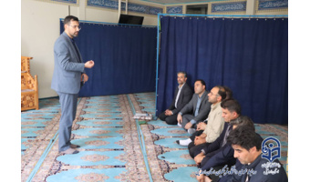 برگزاری مراسم اربعین تدفین رهبر شهید در دانشگاه فرهنگیان استان اردبیل