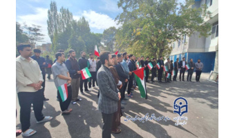 خروش جامعه دانشگاهی فرهنگیان استان اردبیل در محکومیت جنایات ضدانسانی غرب و فرانسه