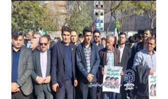 حضور پرشور و وحدت‌آفرین خانواده بزرگ دانشگاه فرهنگیان استان اردبیل در اجتماع عظیم  جان‌فدایان