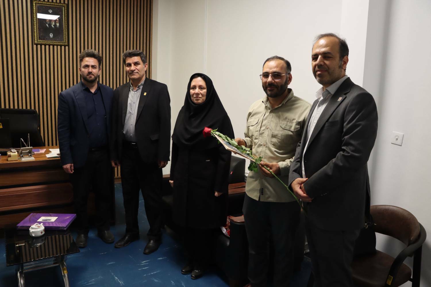 تجلیل سازمان انتقال خون استان اردبیل از کارشناس دانشگاه فرهنگیان به عنوان اهداکننده برتر