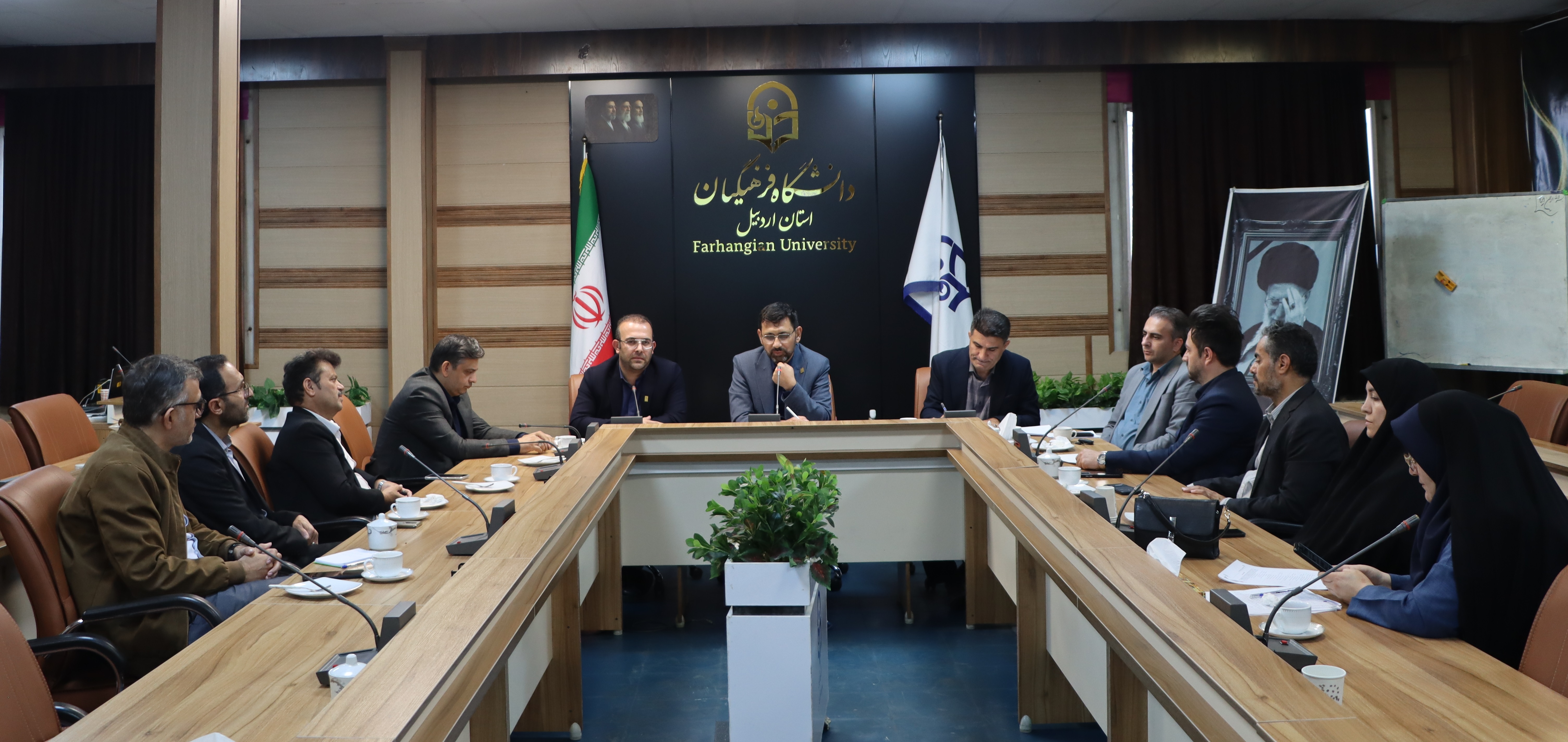 بازدید معاون فرهنگی و تربیتی دانشگاه فرهنگیان کشور از دانشگاه فرهنگیان استان اردبیل در راستای طرح فرصت مهر