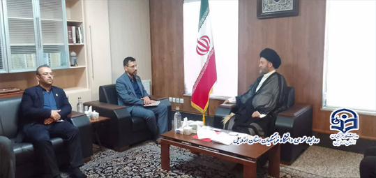 دیدار معاون فرهنگی دانشگاه فرهنگیان با امام جمعه اردبیل