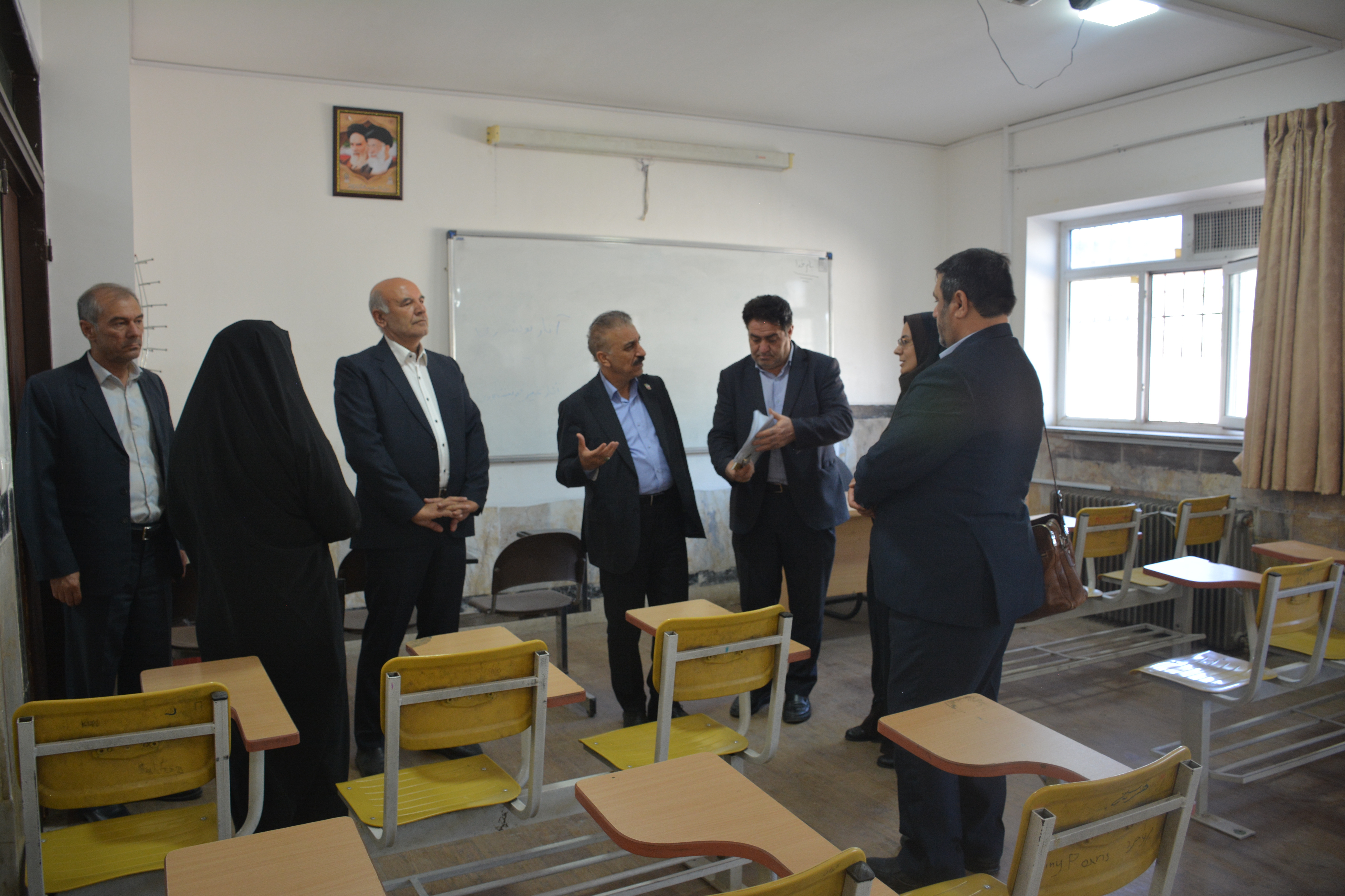 بازدید معاون آموزشی و تحصیلات تکمیلی سازمان مرکزی از دانشگاه فرهنگیان استان آذربایجان غربی
