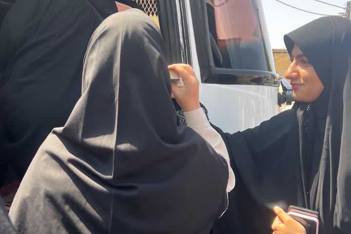آیین بدرقه و اعزام کاروان خیزش اربعین دانشگاه فرهنگیان آذربایجان غربی