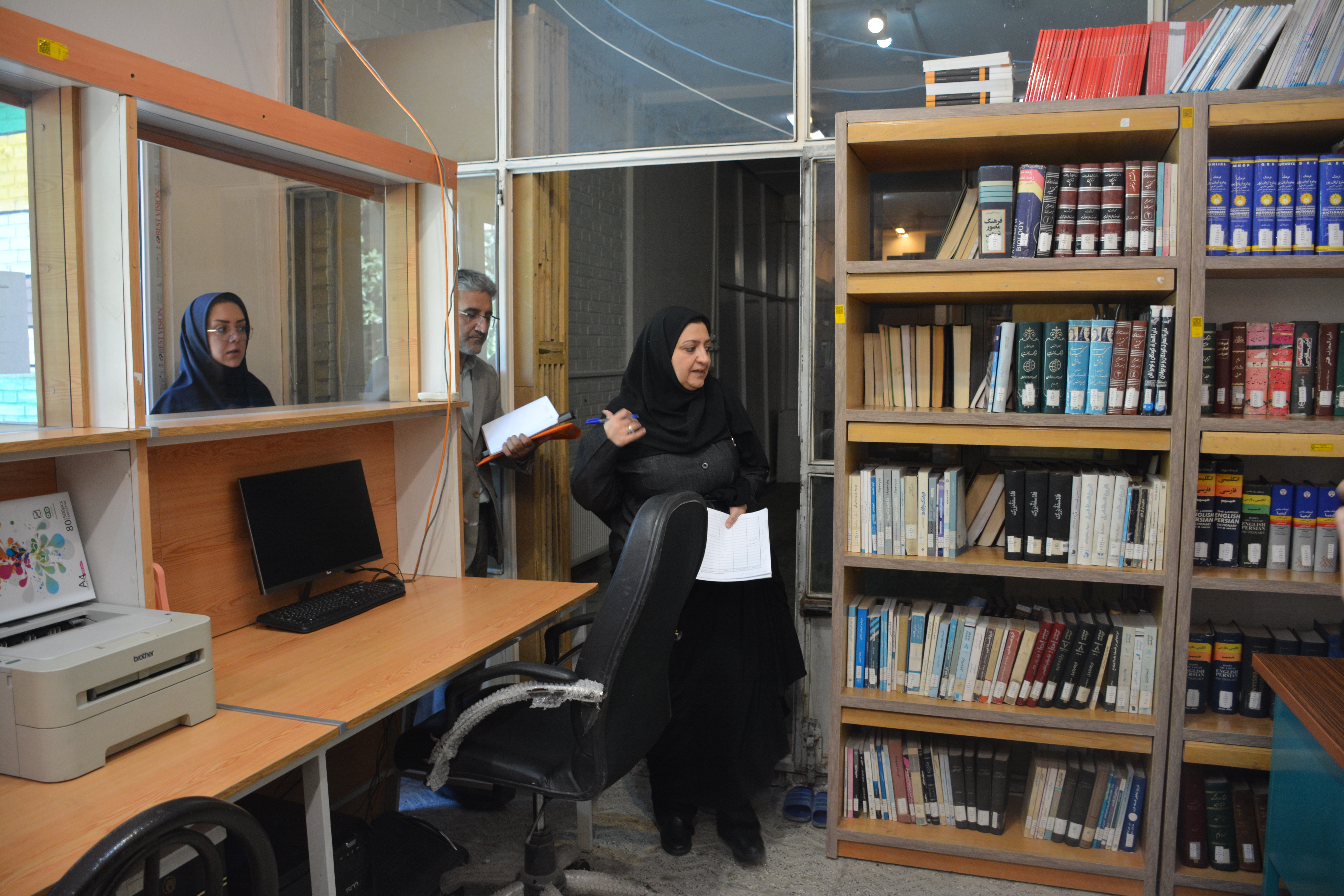 بازدید نماینده اعزامی سازمان مرکزی از دانشکده علوم تربیتی