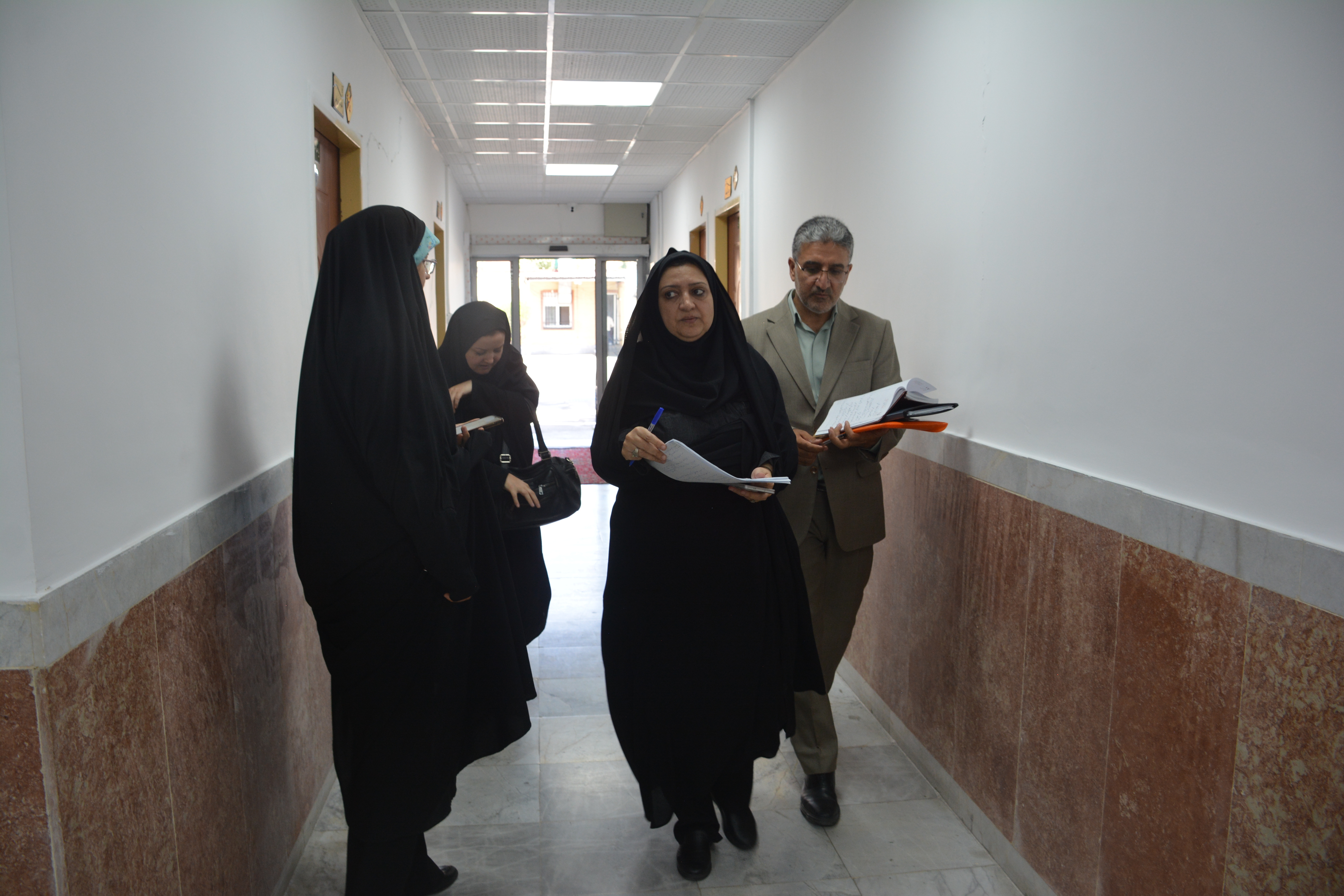 بازدید نماینده اعزامی سازمان مرکزی از دانشکده علوم تربیتی