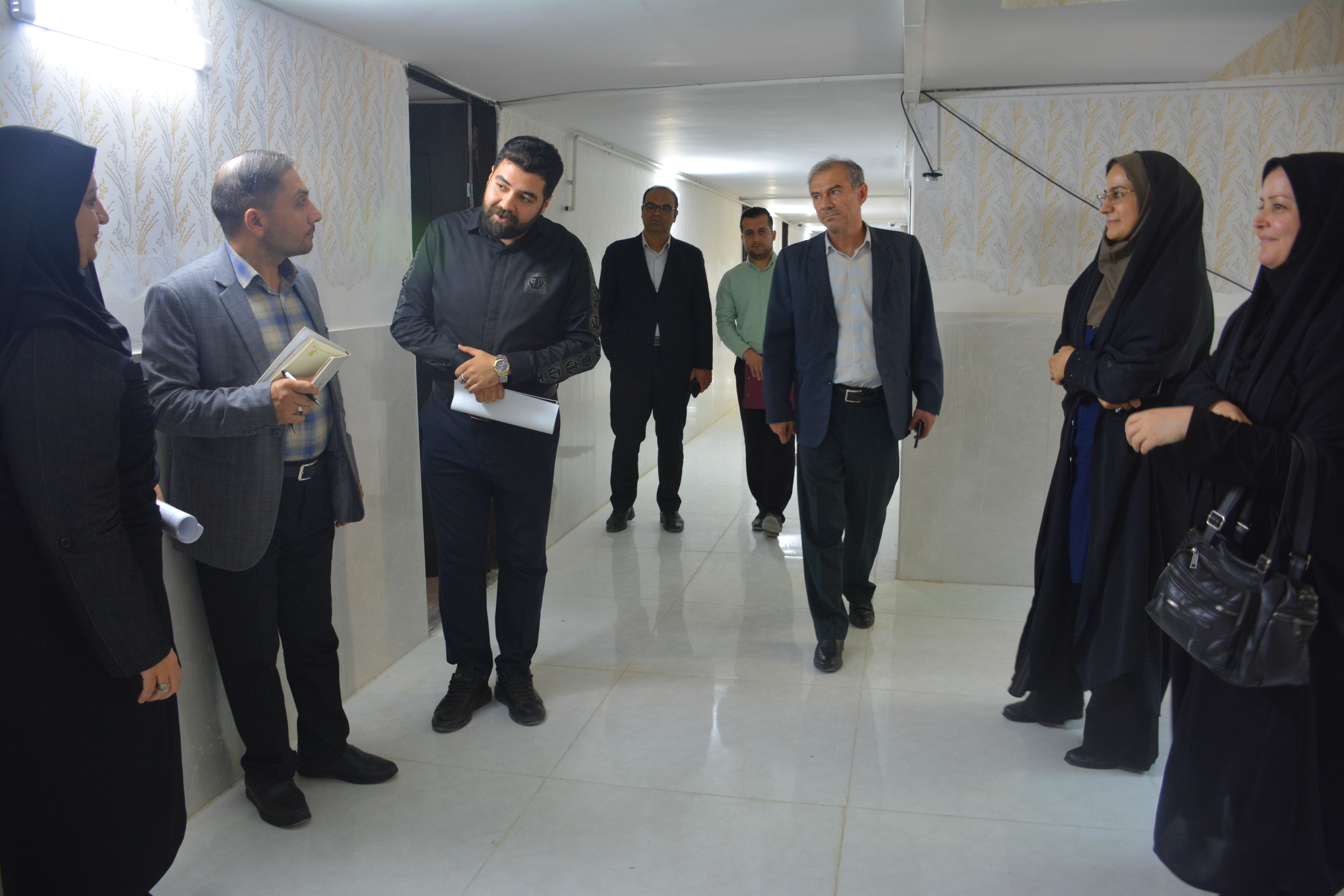 بازدید نماینده اعزامی سازمان مرکزی از دانشکده های علوم انسانی و علوم پایه