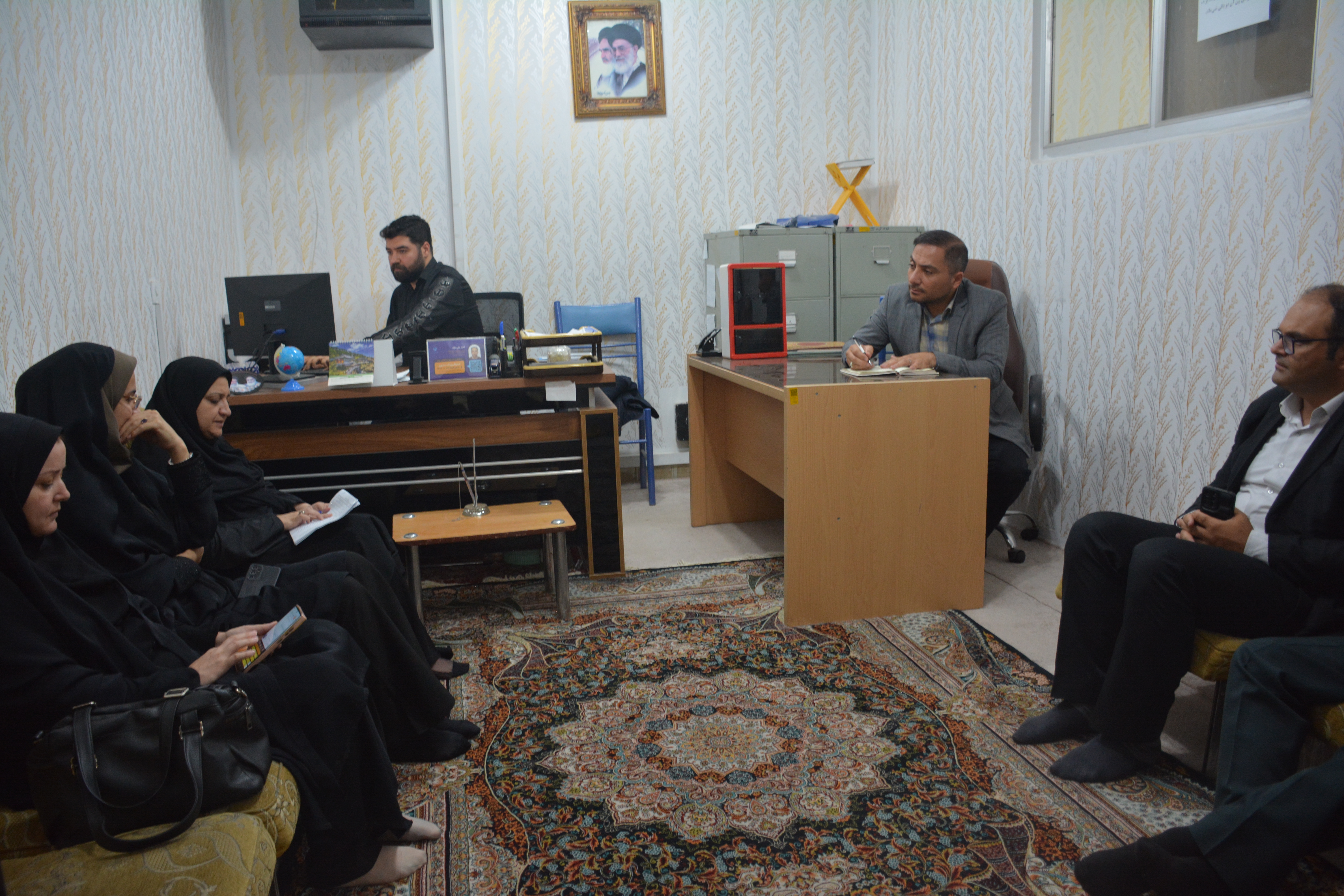 بازدید نماینده اعزامی سازمان مرکزی از دانشکده های علوم انسانی و علوم پایه