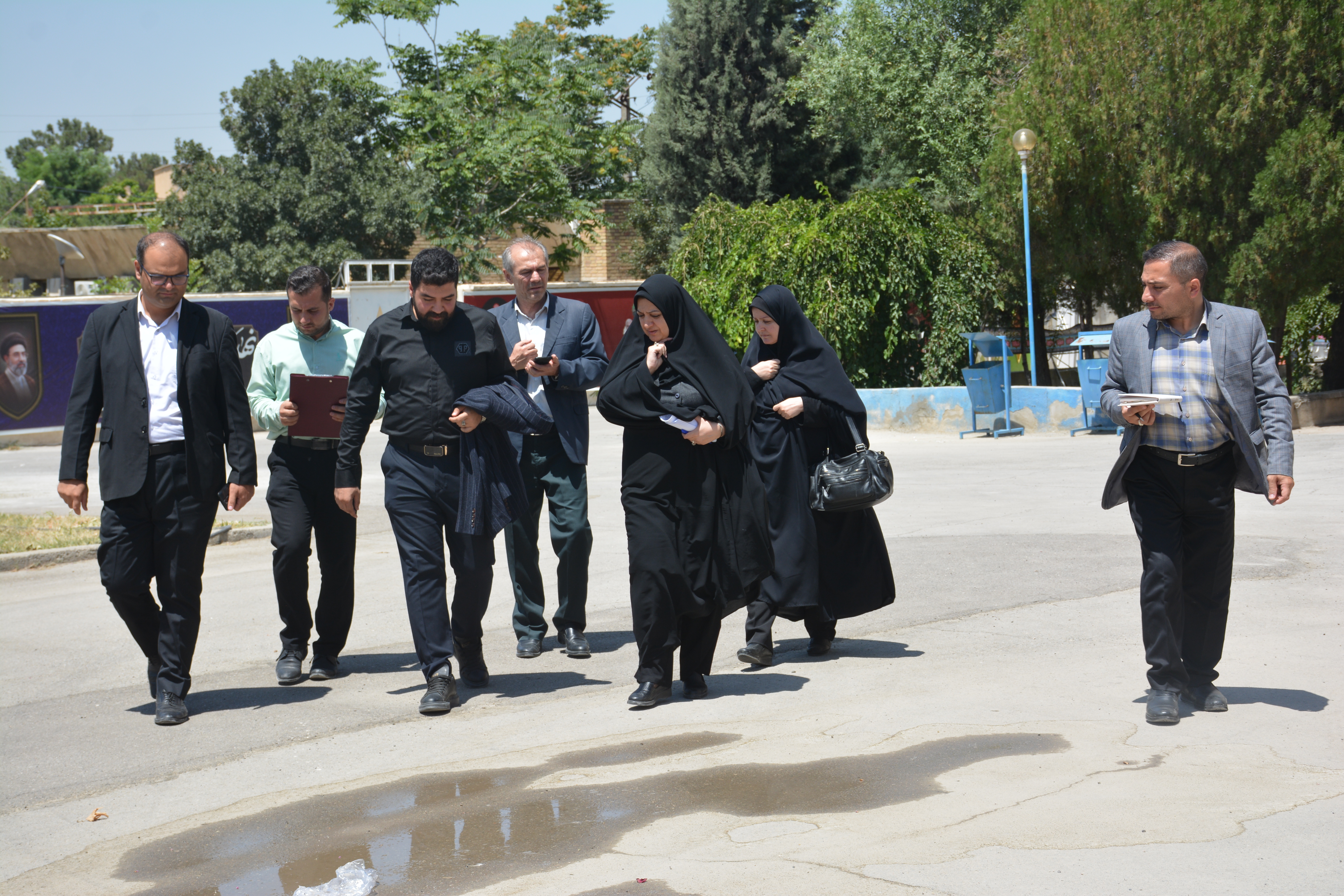 بازدید نماینده اعزامی سازمان مرکزی از دانشکده های علوم انسانی و علوم پایه