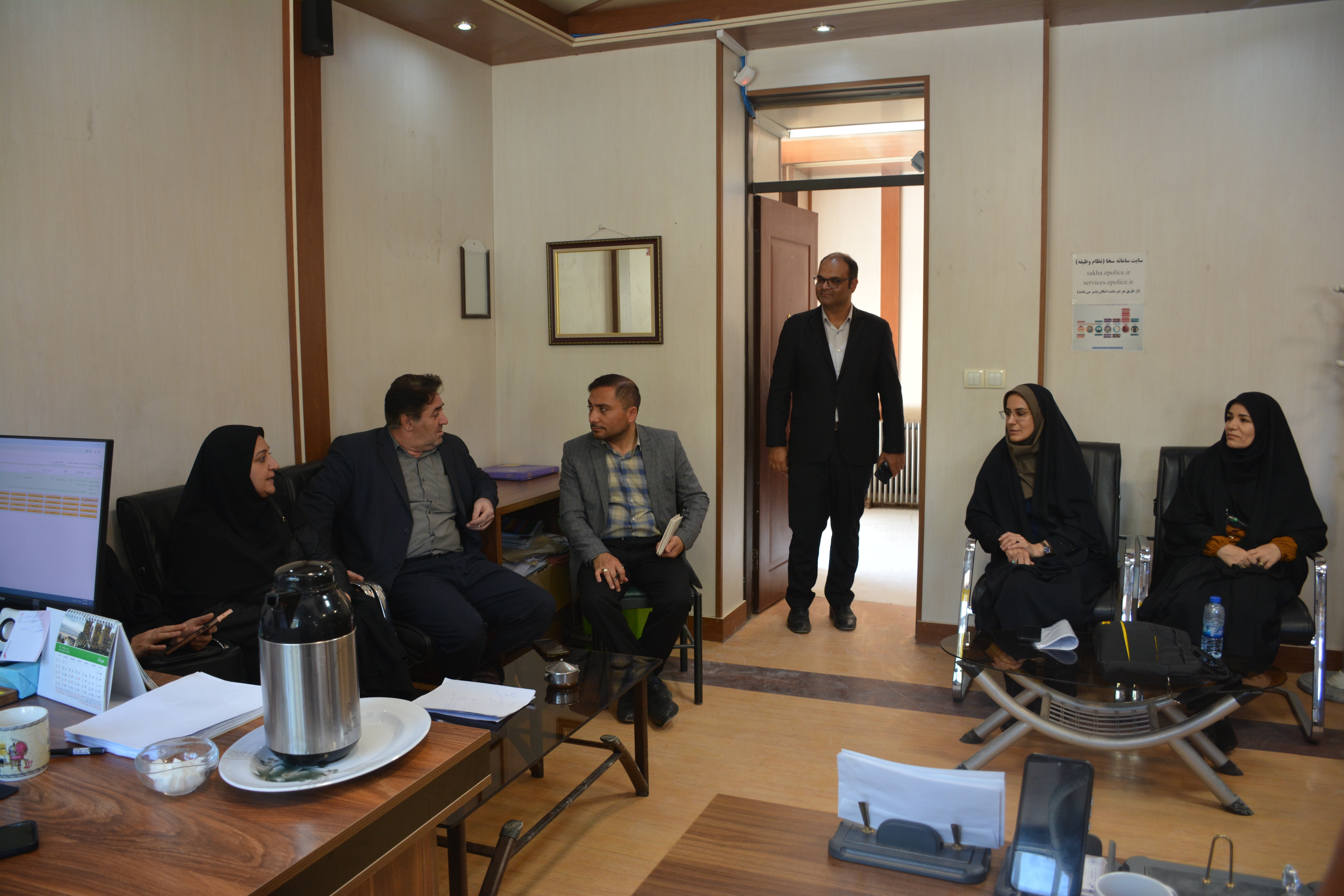 بازدید نماینده اعزامی سازمان مرکزی از دانشکده های علوم انسانی و علوم پایه