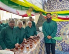 آغاز فعالیت خادمان افتخاری دانشگاه فرهنگیان آذربایجان‌غربی در چایخانه‌های حرم رضوی