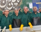 آغاز فعالیت خادمان افتخاری دانشگاه فرهنگیان آذربایجان‌غربی در چایخانه‌های حرم رضوی