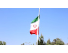 آیین اهتزاز پرچم ایران در مزار شهید گمنام دانشگاه فرهنگیان آذربایجان‌غربی برگزار شد