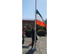 آیین گرامیداشت روز پرچم در دانشکده علوم تربیتی دانشگاه فرهنگیان آذربایجان‌غربی برگزار شد