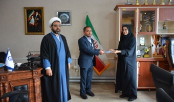 مراسم معارفه سرپرست دانشکده علوم انسانی دانشگاه فرهنگیان آذربایجان غربی ظهر امروز برگزار شد
