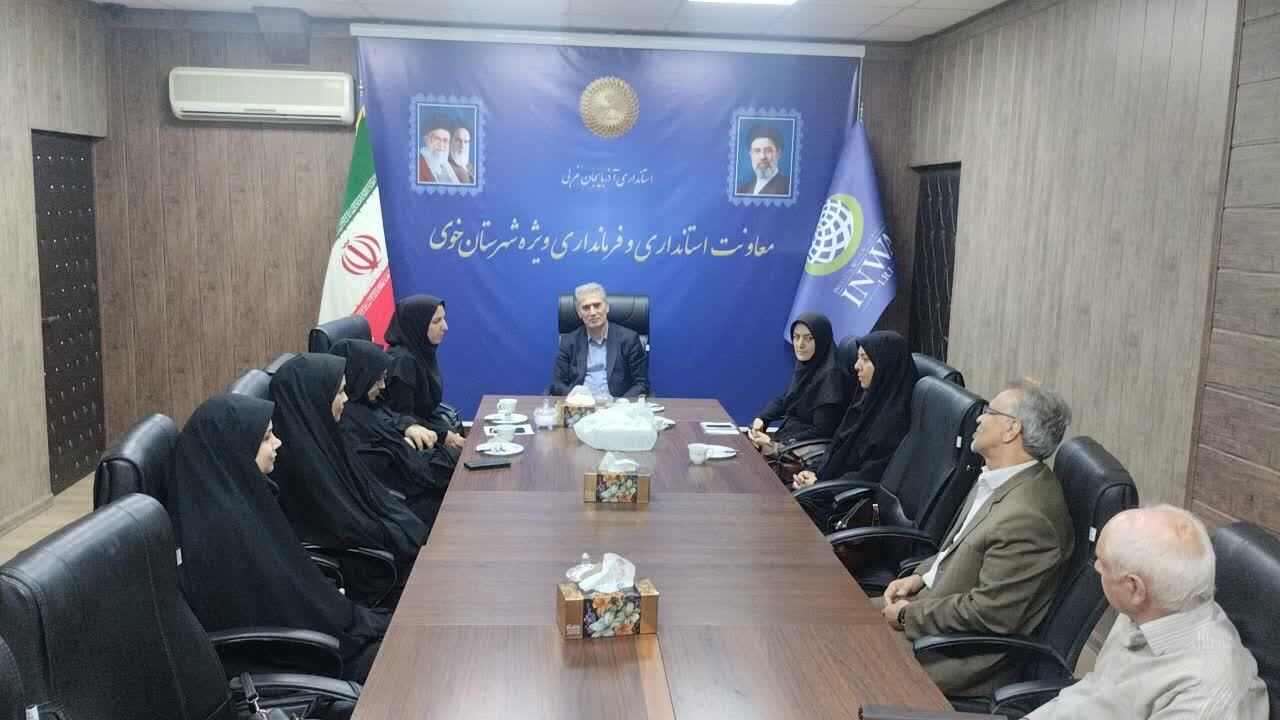 مسئولان دانشگاه فرهنگیان مرکز خوی با فرماندار جدید شهرستان دیدار کردند