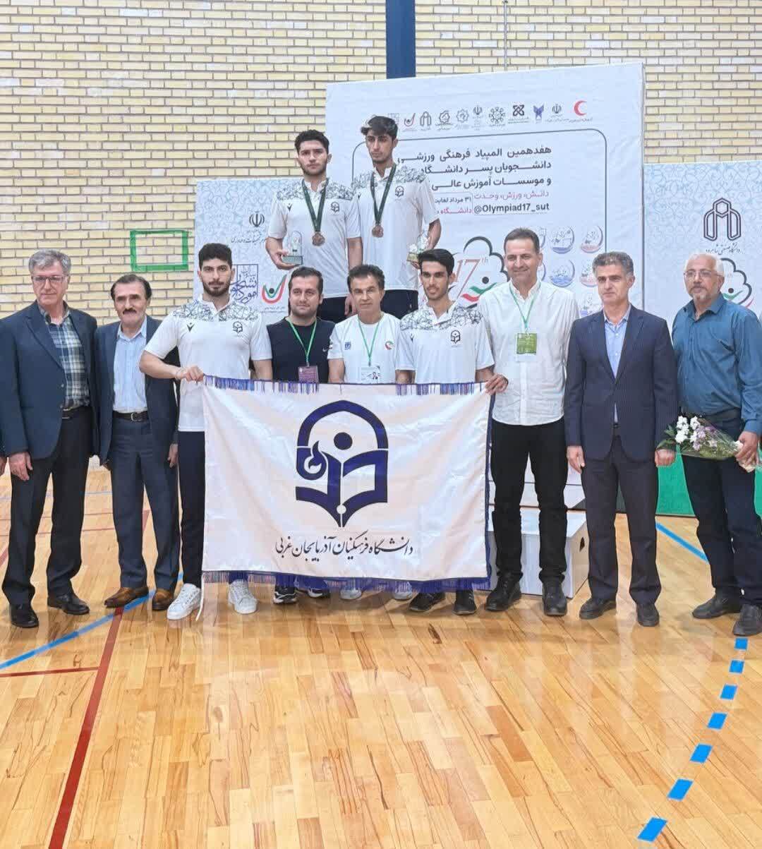 افتخارآفرینی تکواندوکاران دانشگاه فرهنگیان آذربایجان‌غربی در المپیاد فرهنگی ورزشی وزارت علوم