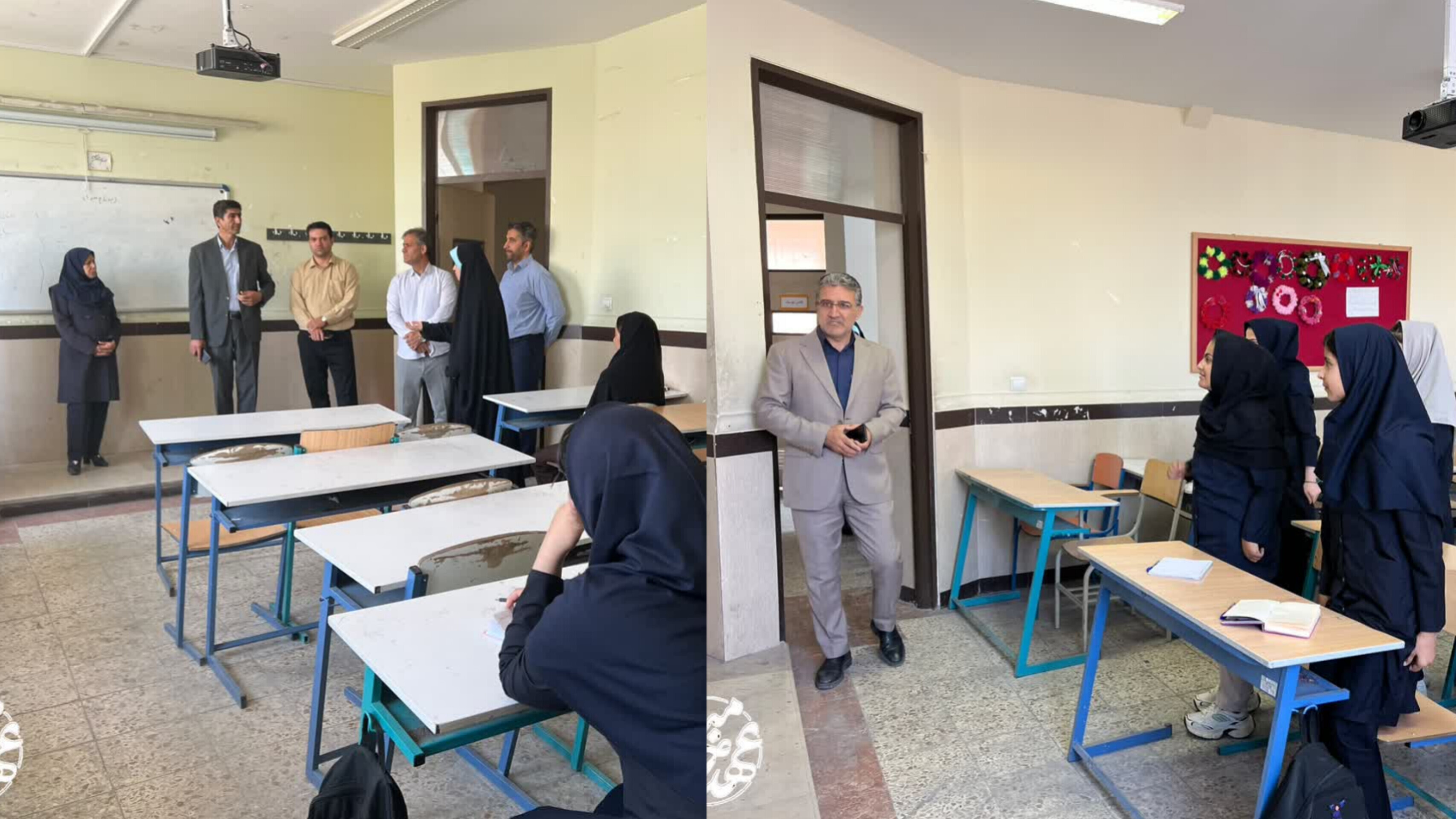 مسئولان دانشگاه فرهنگیان و آموزش‌وپرورش از اردوی جهادی «هجرت» بازدید کردند