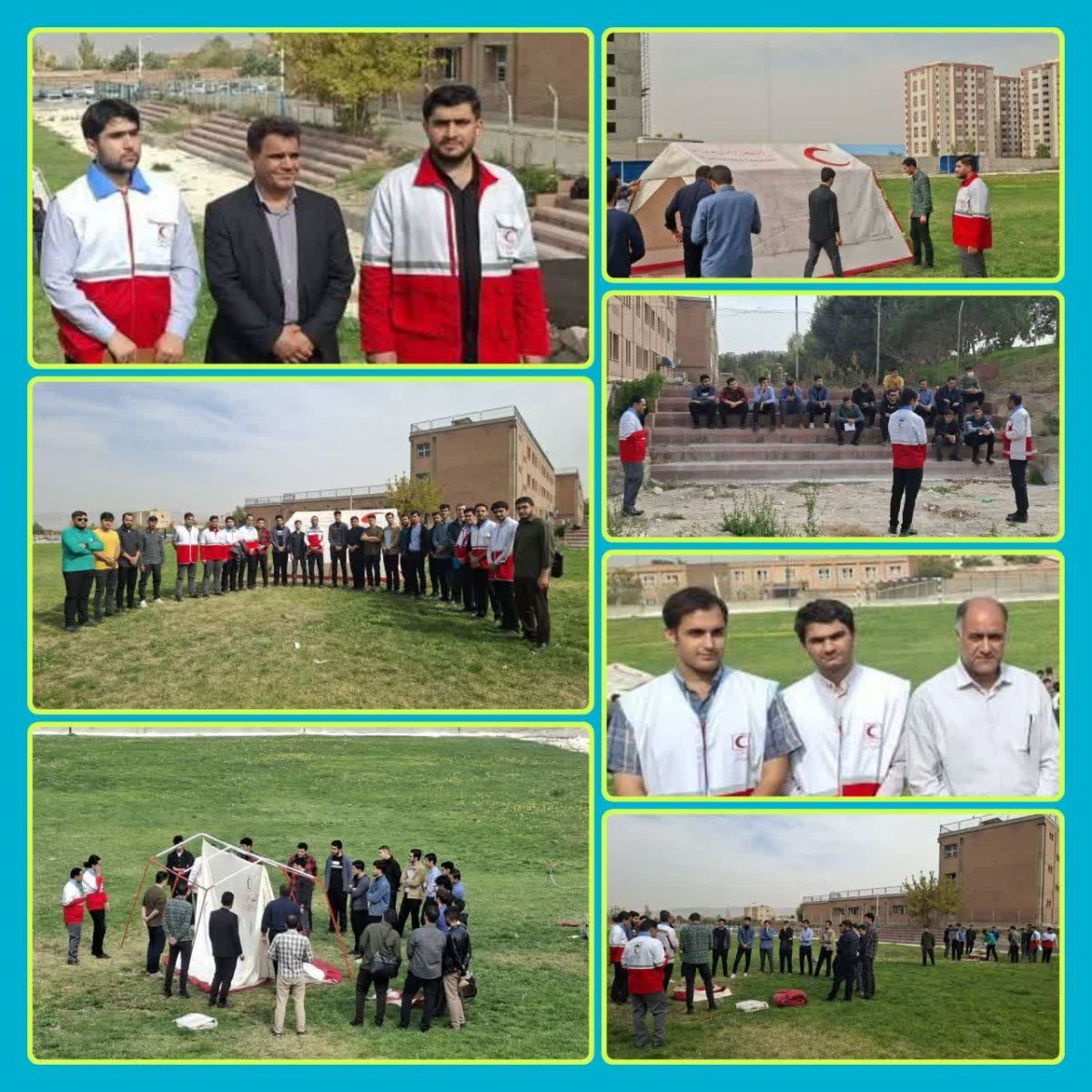 کارگاه آموزشی چادرزنی به همت کانون هلال‌احمر پردیس علامه امینی برگزار شد