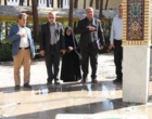 حضور کاظم دلقندی، مشاور سرپرست دانشگاه فرهنگیان به همراه تیم اجرایی دانشگاه فرهنگیان اصفهان بر سر مزار شهدای گمنام