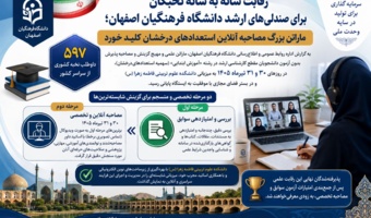 برگزاری مصاحبه علمی کارشناسی ارشد استعدادهای درخشان در دانشگاه فرهنگیان اصفهان
