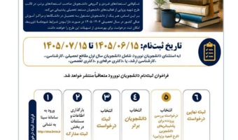 طرح توسعه فعالیت های علمی و فرهنگی دانشجویان مستعد تحصیلی کشور طرح شهید وزوایی در سال تحصیلی ۱۴۰۶-۱۴۰۵