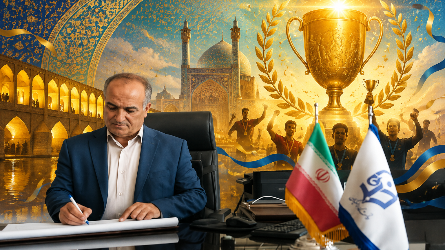 پیام تبریک سرپرست دانشگاه فرهنگیان اصفهان به مناسبت درخشش کاروان ورزشی دانشجومعلمان پسر دانشگاه فرهنگیان اصفهان در هفدهمین المپیاد ورزشی دانشجویان سراسر کشور