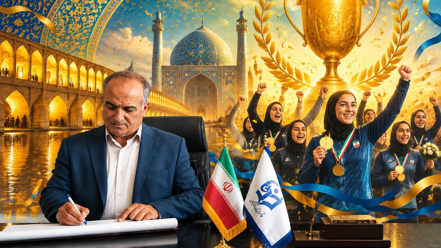پیام تبریک سرپرست دانشگاه فرهنگیان اصفهان در پی افتخارآفرینی دختران دانشجومعلم دانشگاه فرهنگیان در هفدهمین المپیاد ورزشی دانشجویان سراسر کشوردر مشهد مقدس