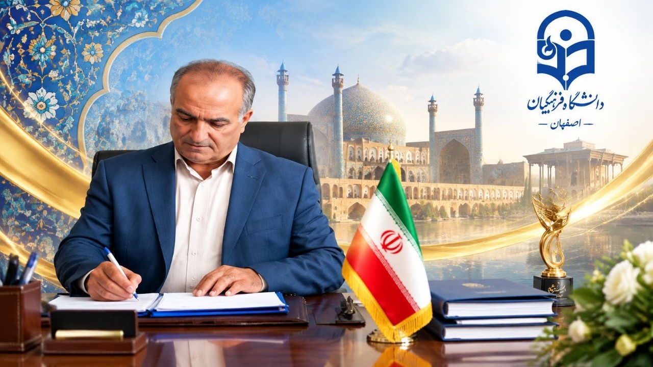 پیام تبریک سرپرست دانشگاه فرهنگیان اصفهان به مناسبت کسب افتخار دانشجومعلمان درچهاردهمین جشنواره سراسری «تیتر ۱۴»